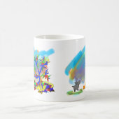 多彩な木 コーヒーマグカップ (中央)