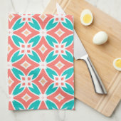 多彩な民族パターン キッチンタオル (四つ折り)