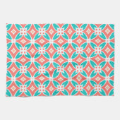 多彩な民族パターン キッチンタオル (横)