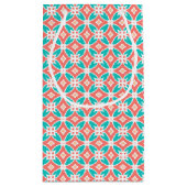 多彩な民族パターン スモールペーパーバッグ (裏面)