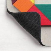 多彩な猫のタングラム マウスパッド (コーナー)