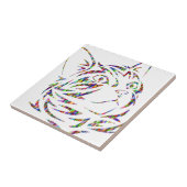 多彩な猫 タイル (側面)