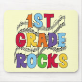 多彩な第1等級はTシャツおよびギフトを揺すります マウスパッド (正面)