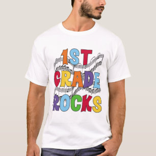 多彩な第1等級はTシャツおよびギフトを揺すります Tシャツ