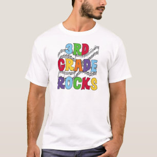 多彩な第3等級はTシャツおよびギフトを揺すります Tシャツ