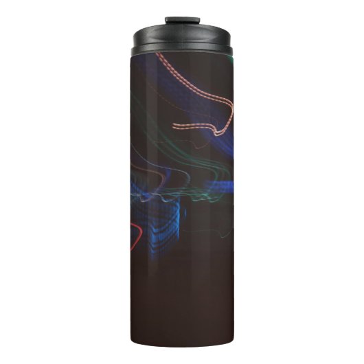 多彩な色のLEDライトイラストレーション タンブラー (正面)