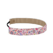 多彩な花が付いている春パターン アスレチックヘッドバンド (左)