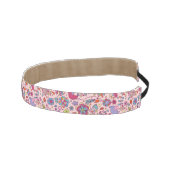 多彩な花が付いている春パターン アスレチックヘッドバンド (右)