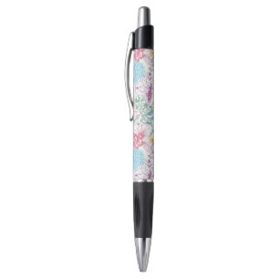 多彩な花が付いている美しいパターン ボールペン