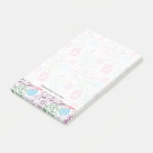 多彩な花が付いている美しいパターン ポストイット (アングル)