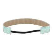 多彩な花の落書きパターン アスレチックヘッドバンド (裏面)