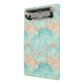 多彩な花の落書きパターン ミニクリップボード (アングル2)