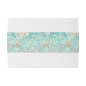 多彩な花の落書きパターン 招待状ベリーバンド (裏面例)