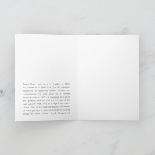 多彩な銀製のクリスマスツリーのDoilyのオーナメント シーズンカード (内部)