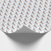 多彩な馬のギフト用包装紙の包装紙 ラッピングペーパー (角)