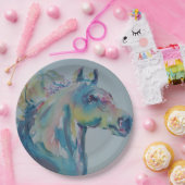 多彩な馬 ペーパープレート (パーティー)