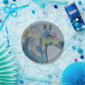 多彩な馬 ペーパープレート (パーティー)