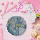 多彩な馬 ペーパープレート (パーティー)