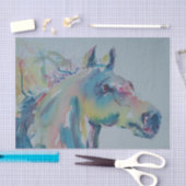 多彩な馬 薄葉紙 (クラフト)