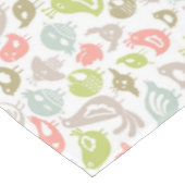 多彩な鳥のオーナメントが付いている背景 テーブルクロス (アングル)