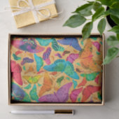 多彩なFlutterbyの夏の蝶 薄葉紙 (ギフト)