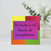 多彩なInvitación - Fiesta de Cumpleanoss - 招待状 (スタンド正面)