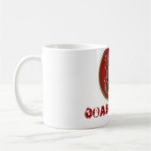 多彩に沿岸警備隊の記号を表示する11ozマグ コーヒーマグカップ (左)