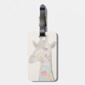多彩のキリン ラゲッジタグ (裏面縦)