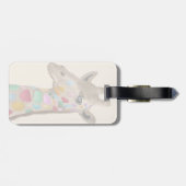 多彩のキリン ラゲッジタグ (裏面横)