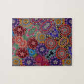 多彩のキルトパターン ジグソーパズル (横)