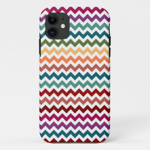 多彩のシェブロンカスタマイズ可能な  iPhone 11 ケース