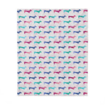 多彩のダックスフントパターン