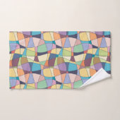 多彩のパターン(の模様が)あるなBathタオルセット バスタオルセット (ハンドタオル)