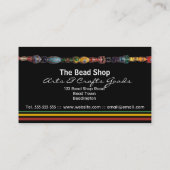 多彩のビーズのビードの店の名刺 名刺 (裏面)