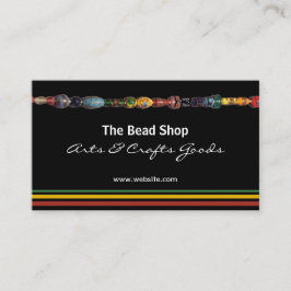 多彩のビーズのビードの店の名刺 名刺