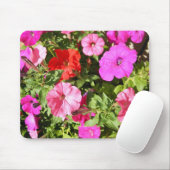 多彩のペチュニア マウスパッド (マウス)