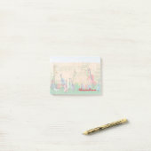 多彩の弦楽器の名前をカスタムする ポストイット (デスク上)