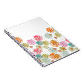 多彩の春のFluffiesの螺線形ノート ノートブック (右側)