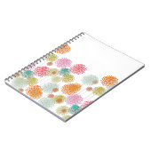 多彩の春のFluffiesの螺線形ノート ノートブック (左側)