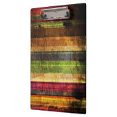 多彩の木製パターン クリップボード (左)