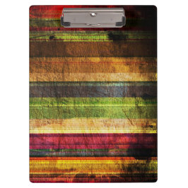 多彩の木製パターン クリップボード
