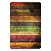 多彩の木製パターン ミニクリップボード (裏面)