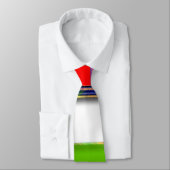 多彩の正方形のパターン（の模様が）あるなタイのカスタム ネクタイ (タイ)