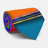 多彩の正方形のパターン（の模様が）あるなタイのカスタム ネクタイ (ロール)