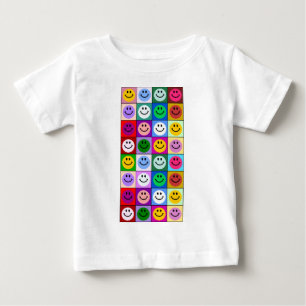 多彩の正方形 ベビーTシャツ