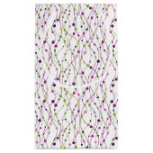 多彩の点の背景 スモールペーパーバッグ (裏面)