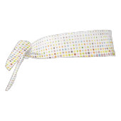 多彩の点の背景 タイヘッドバンド (回転270)