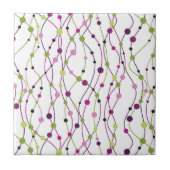 多彩の点の背景 タイル (正面)