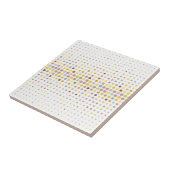 多彩の点の背景 タイル (側面)