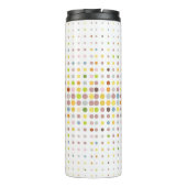 多彩の点の背景 タンブラー (裏面)